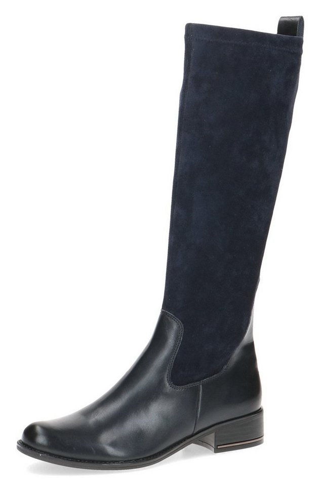 Caprice Stiefel, Blockabsatz, Langschaftstiefel, Businessstiefel, bequeme Weite
