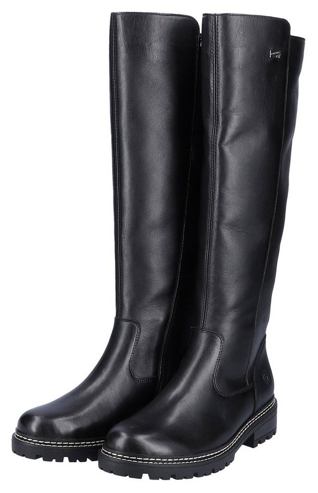 Remonte Stiefel, Blockabsatz, Businesschuh, Langschaftstiefel Innenreißverschluss