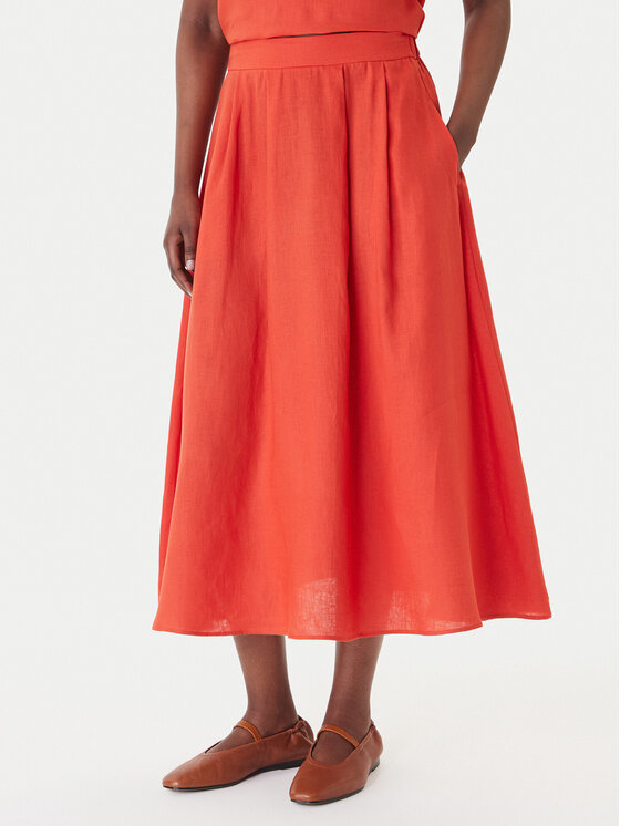Marella Trapezförmiger Rock Emme by Marella Biada 2615101082 Rot Regular Fit