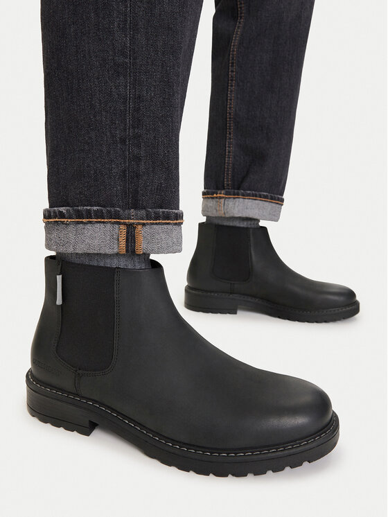 Guess Jeans Klassische Stiefeletten CEO-ARMY-23 MI08 Schwarz