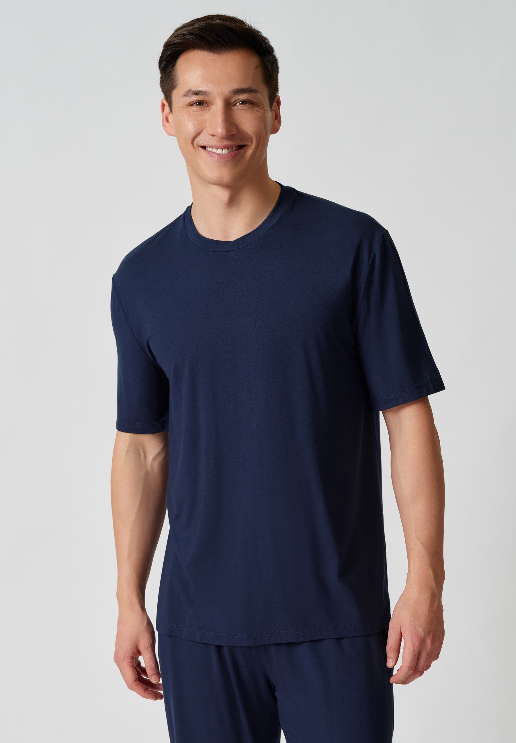 Modal Sleep Shirt kurzarm dress blue 110192-01H056
