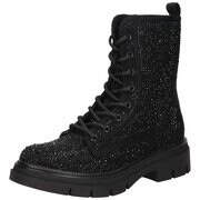 smiling for feet Schnürstiefelette Damen schwarz schwarz