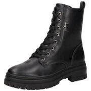 s.Oliver Schnürstiefelette Damen schwarz schwarz