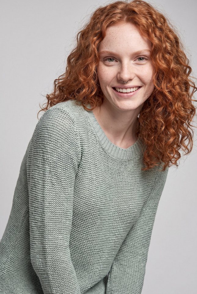 ONLY Strickpullover ONLGEENA XO L/S PULLOVER KNT NOOS Materialmix, regular fit