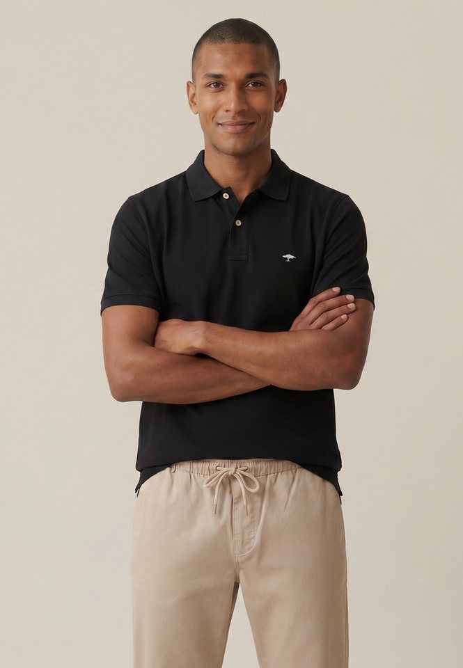FYNCH-HATTON Poloshirt normale Passform, mit 2-Knopf-Polokragen, aus Baumwolle