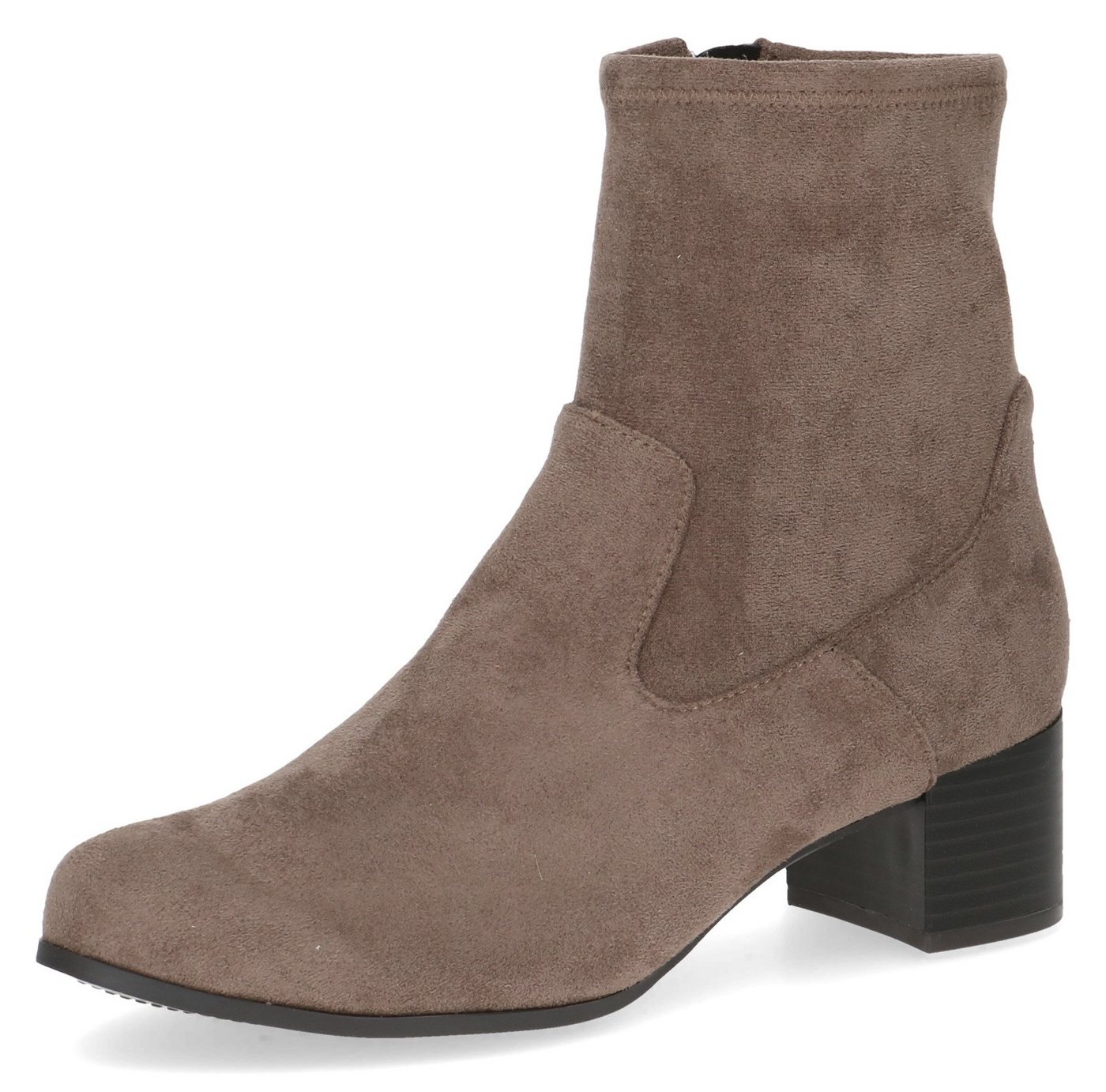 Caprice Stiefelette, Blockabsatz, Businessschuh mit praktischem Innenreißverschluss