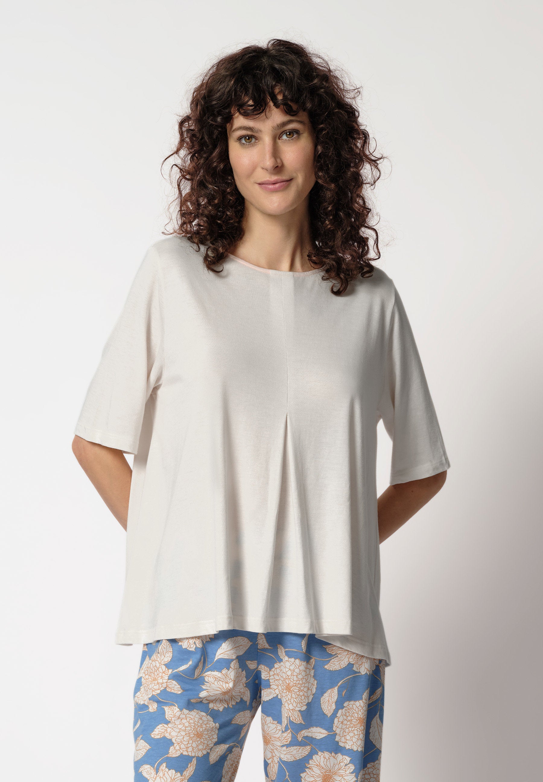 hautnah Mix &amp; Match Shirt kurzarm whisper white 010191-01H212