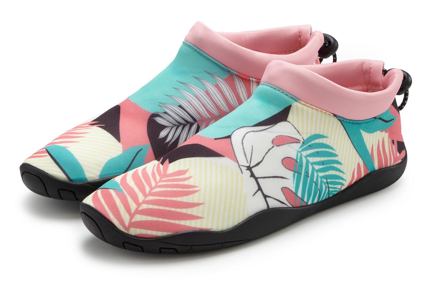 LASCANA Badelatsche, Badeschuhe Badeschuh Aquaschuh, Slipper, Wasserschuh ultraleicht und schnelltrocknend VEGAN