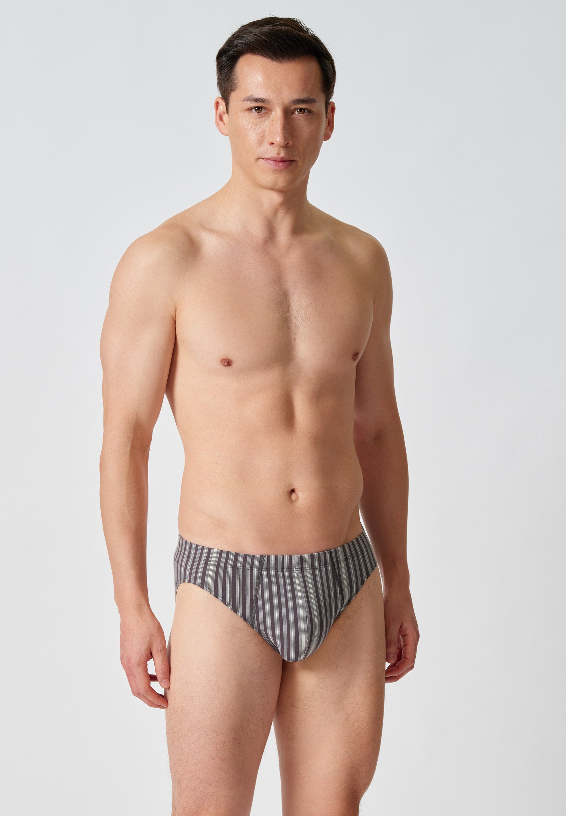 Cotton 2 Pack Slip Doppelpack smoked stripes selection 110163-01H543