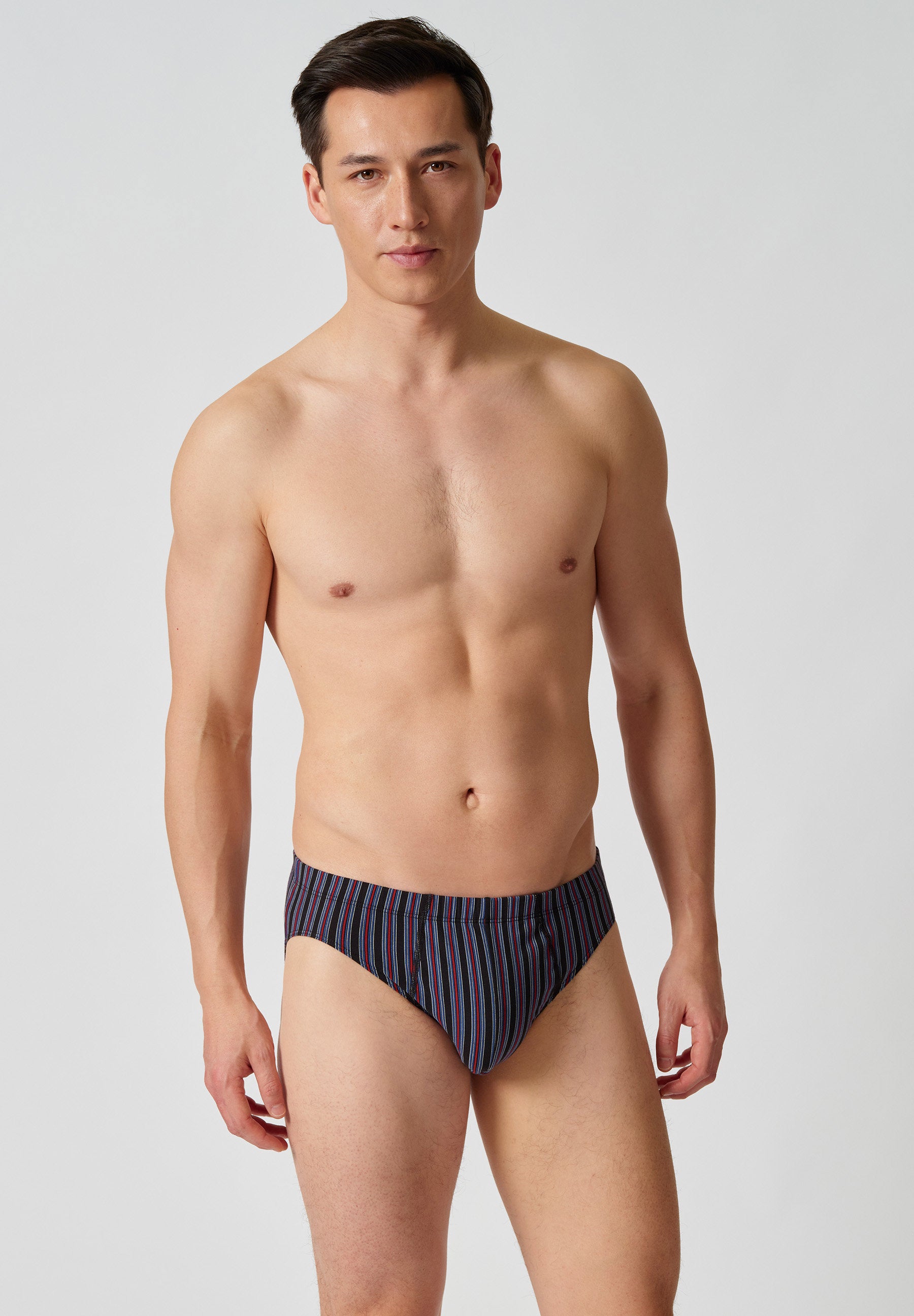 Cotton 2 Pack Slip Doppelpack black stripes selection 110163-01H542