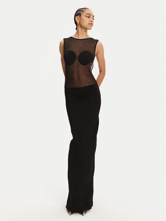 JACQUEMUS Abendkleid 251KN592-2434 Schwarz Regular Fit