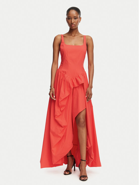 Rinascimento Coctailkleid CFC0129159003 Hellrot Regular Fit