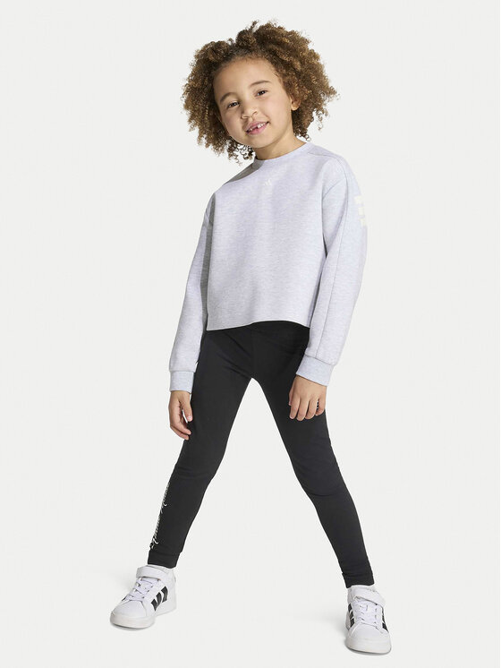 adidas Set Bluse und Leggings Disney Minnie Mouse Jogger KG6143 Grau Regular Fit