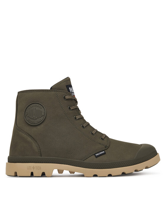 Palladium Schnürstiefeletten Pampa Lite+ Zip Wp+ 79577-325-M Dunkelgrün