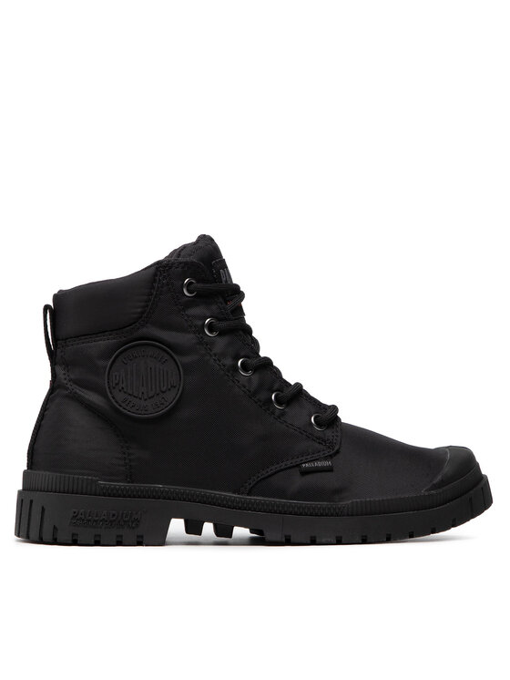 Palladium Schnürstiefeletten Pampa Sp20 Cuff Wp+ 76835-008-M Schwarz