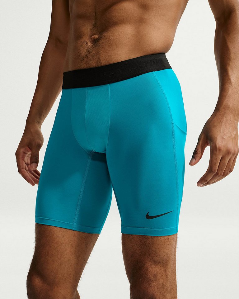 Nike Trainingstights M NP DF LONG SHORT mit körpernaher Passform, schnell trocknend, atmungsaktiv