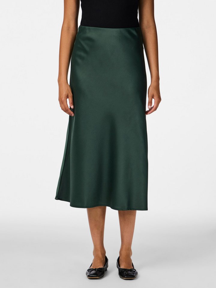 Y.A.S Midirock YASPELLA HW MIDI SKIRT S. NOOS elastisches Bündchen