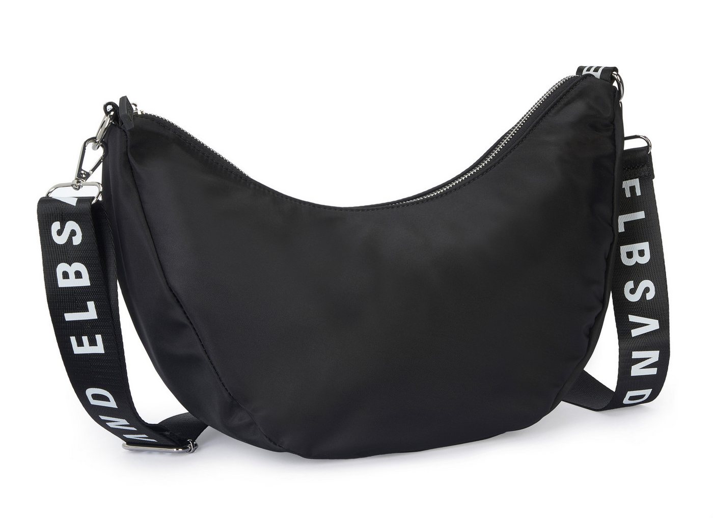 Elbsand Umhängetasche Hobo-Tasche, Schultertasche, Minibag, Henkeltasche, Crossbody Bag, Handtasche Damen zum Umhängen aus weichem Material VEGAN