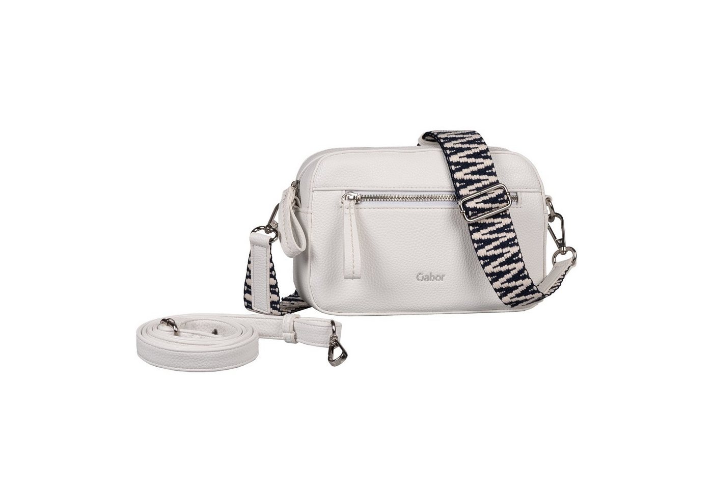 Gabor Handtasche Silena, Damen Umhängetasche, Schultertasche mit stylischem Gurtband