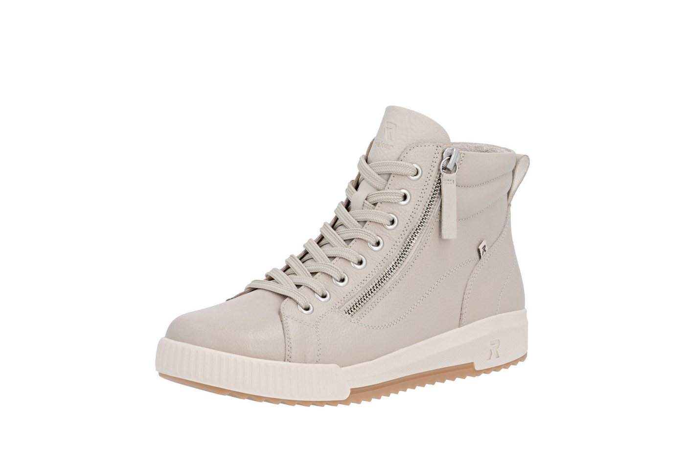 Rieker Schnürboots Stiefelette, High Top Sneaker, Freizeitboots mit Reißverschluss