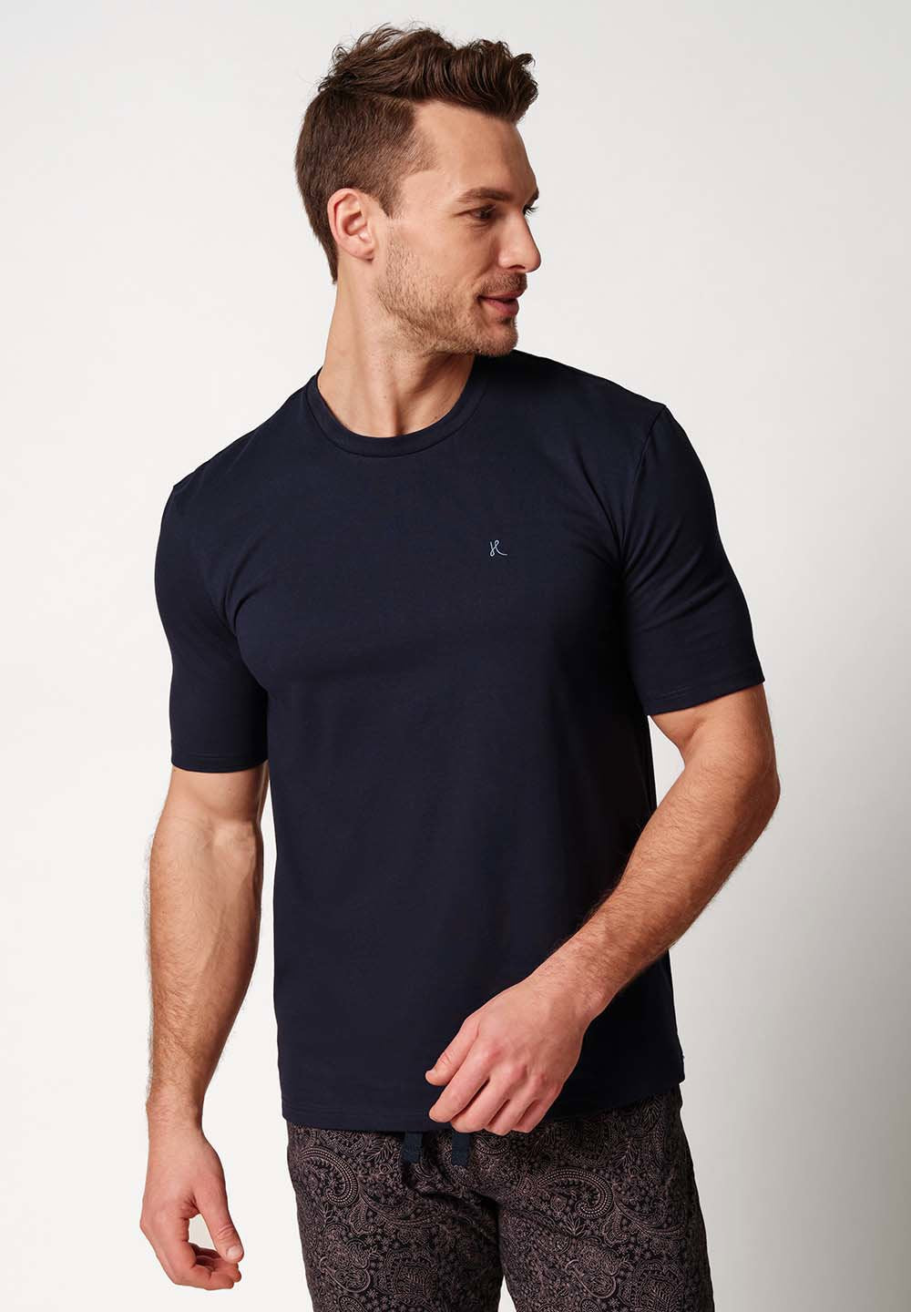 Night Basic Selection Shirt kurzarm baritone blue 117101-01H401