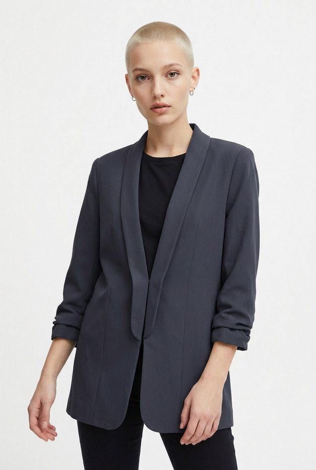 pieces Blusenblazer PCBOSELLA 3/4 BLAZER NOOS Materialmix, regular fit