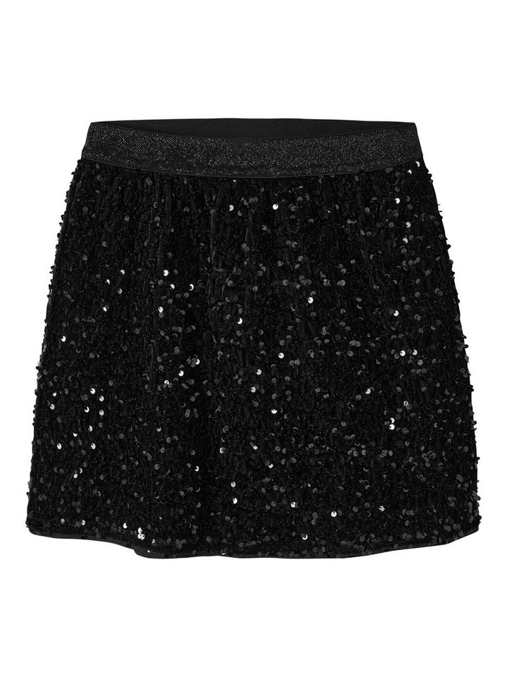 Name It Paillettenrock NKFRUNICA SKIRT Kunstfaser, Pailletten