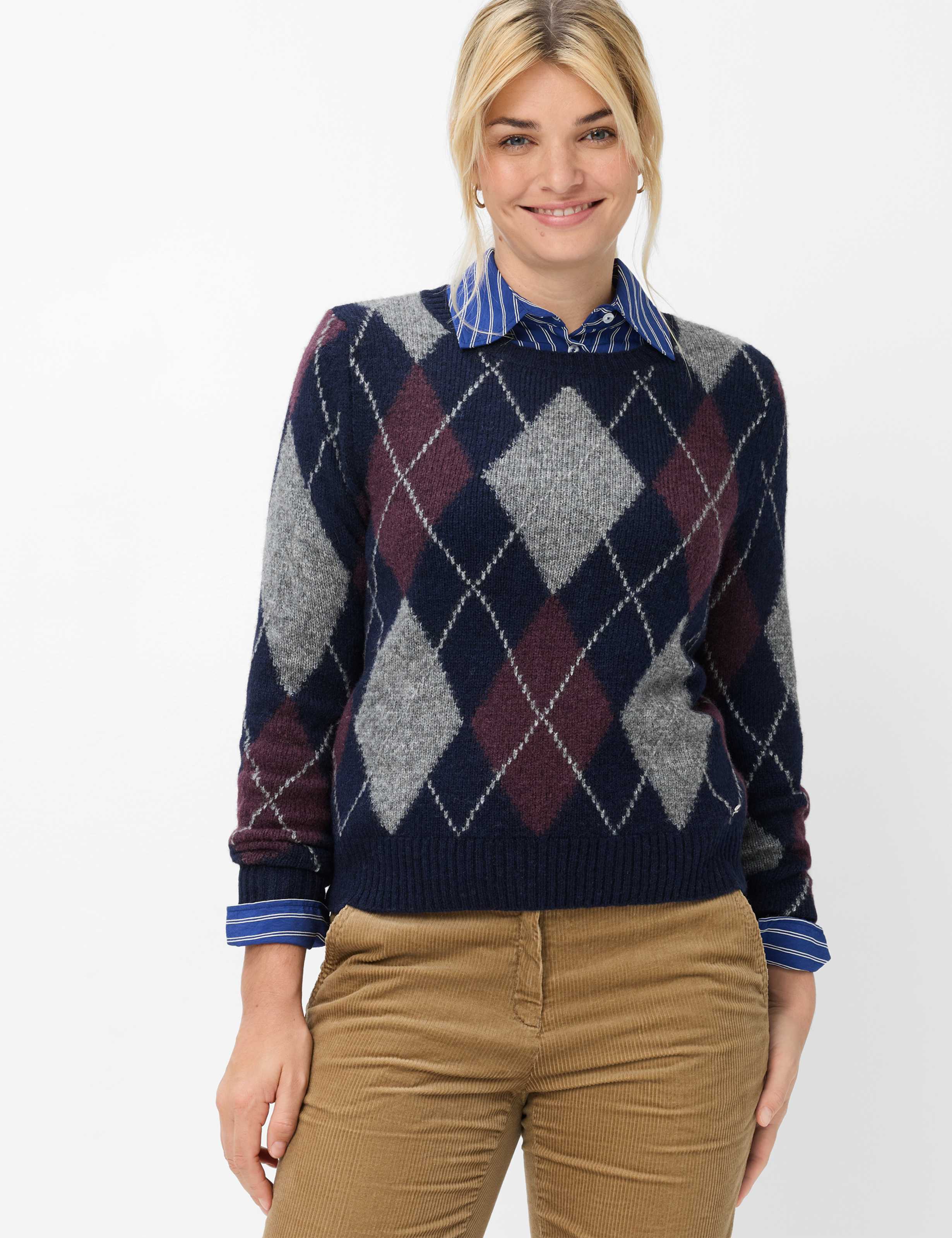 Brax Damen Pullover Style LIZ navy, dunkelblau,