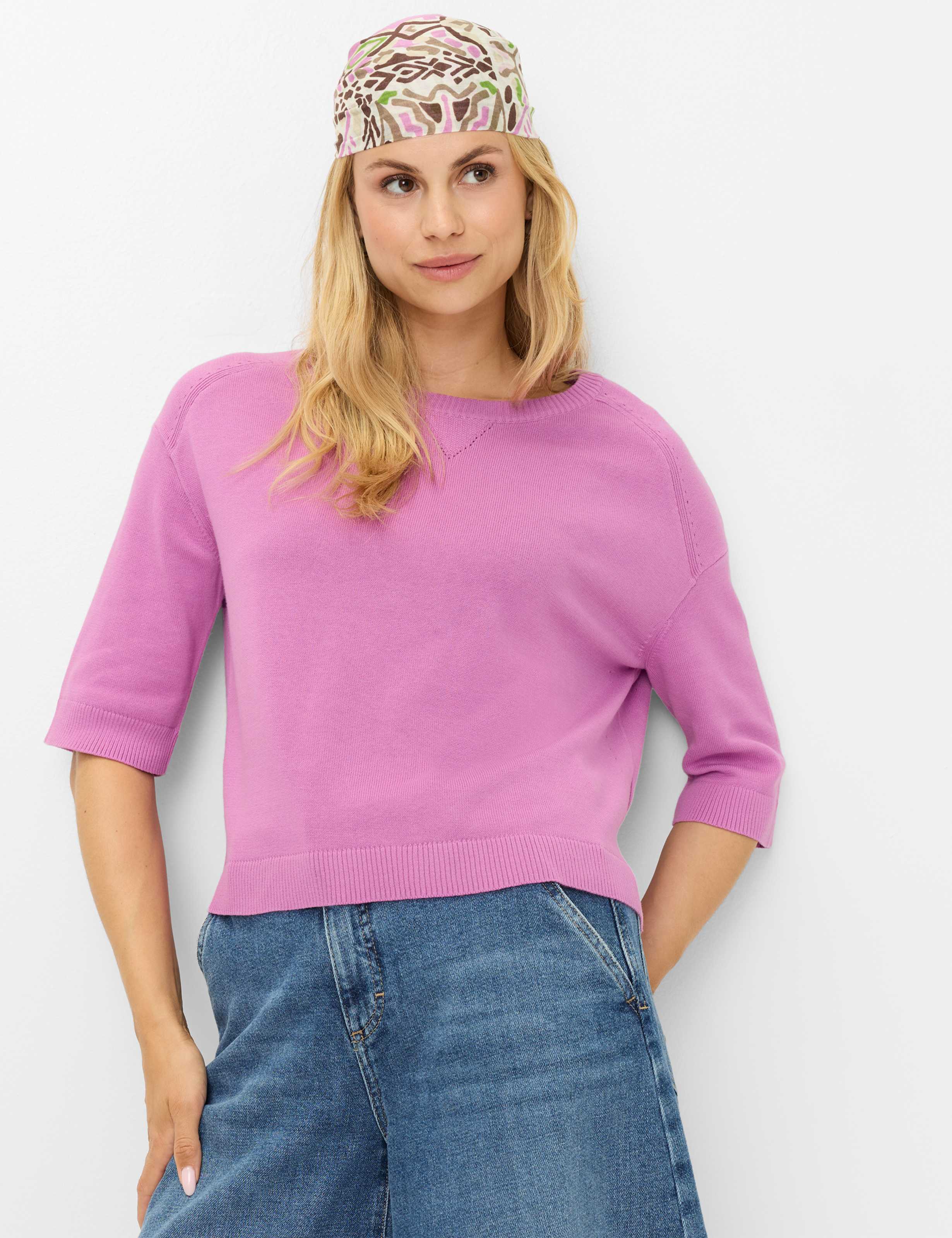 Brax Damen Pullover Style NIA bright purple, Rosa,