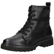 Jana Schnürstiefelette Damen schwarz schwarz